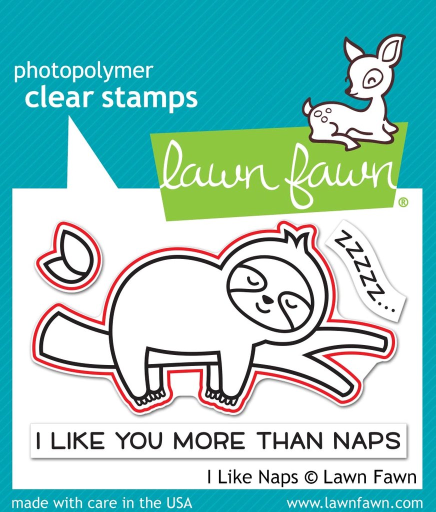 Lawn Fawn - I Like Naps - Stanzen