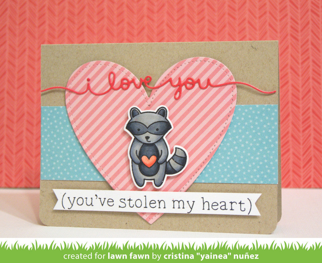 Lawn Fawn - Lawn Cuts - I Love You Border