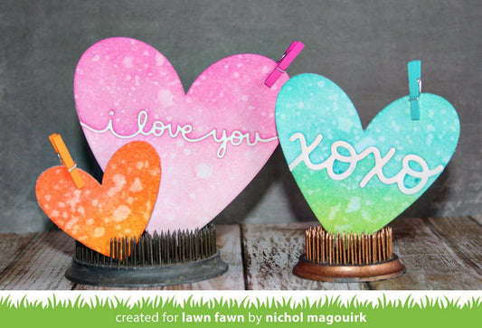 Lawn Fawn - Lawn Cuts - I Love You Border