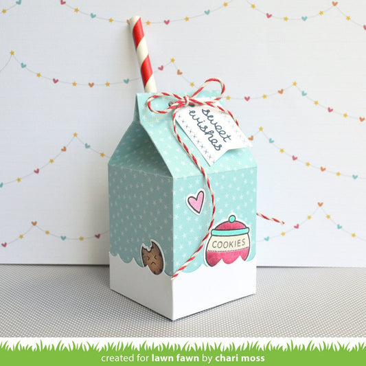 Lawn Fawn - Lawn Cuts - Milk Carton