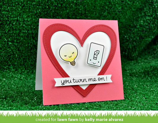 Lawn Fawn - Lawn Cuts - Heart Stackables