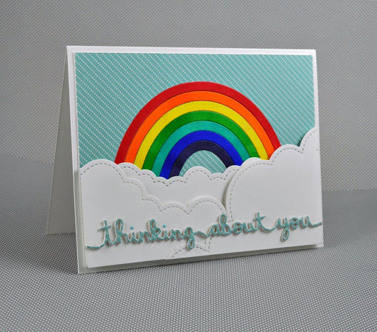 Lawn Fawn - Lawn Cuts - Thinking About You Border