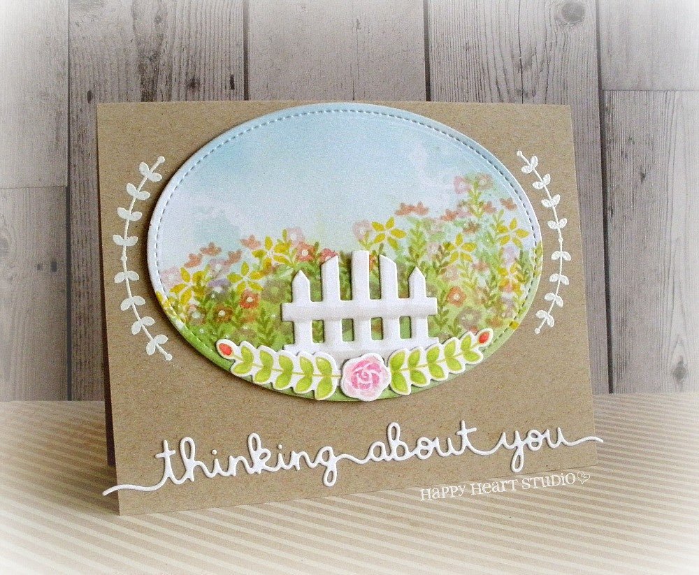 Lawn Fawn - Lawn Cuts - Thinking About You Border