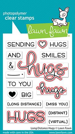 Lawn Fawn - Long Distance Hugs - Stanze