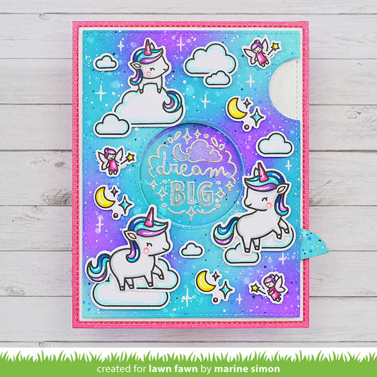 Lawn Fawn - More Magic Messages - Clear Stamp Set 4x6 bastel-traum.ch