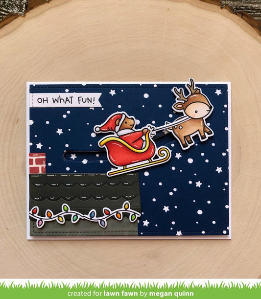 Lawn Fawn - Oh What Fun - Clear Stamps 2x3