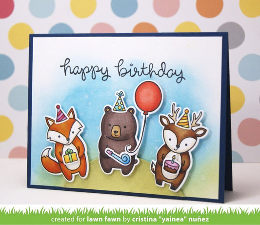 Lawn Fawn - Party Animal - Clear Stamps 4x6