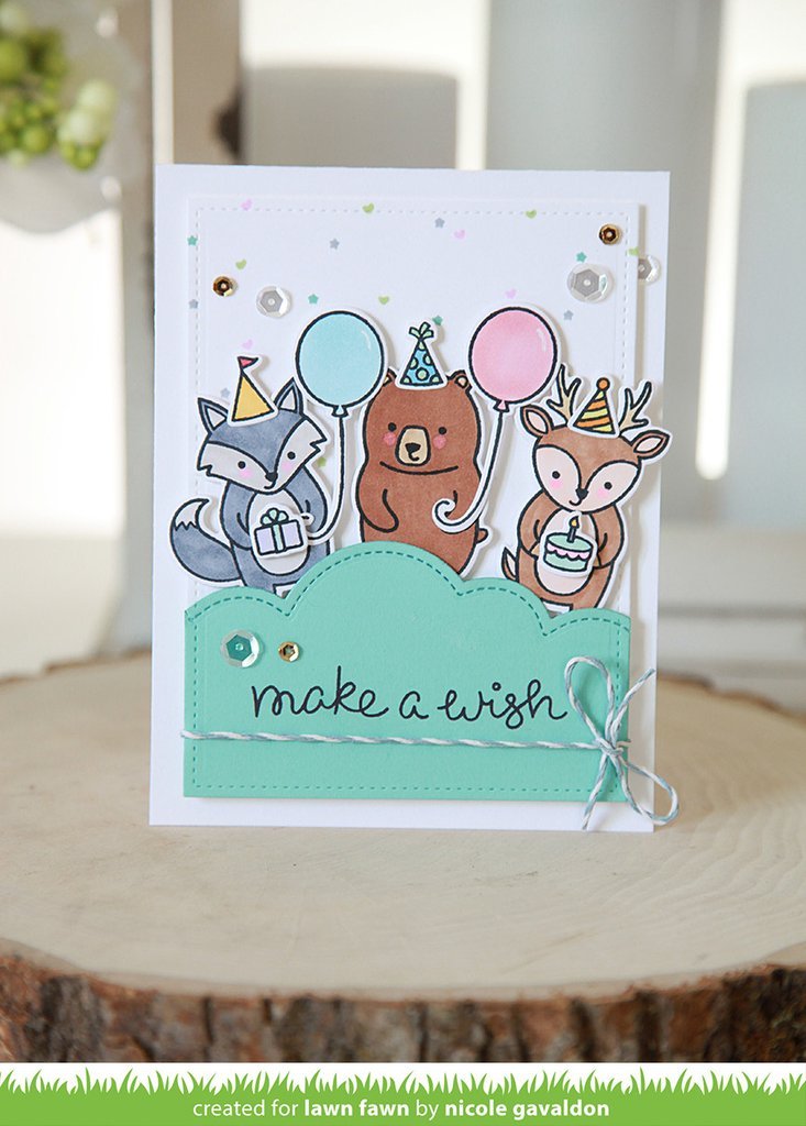 Lawn Fawn - Party Animal - Clear Stamps 4x6