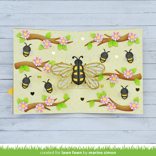 Lawn Fawn - Pop-up Bee - Stand alone Stanzschablone bastel-traum.ch