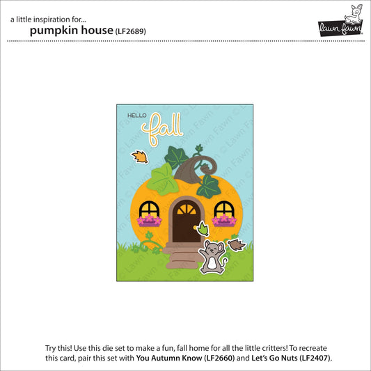 Lawn Fawn - Pumpkin House - Stanzen