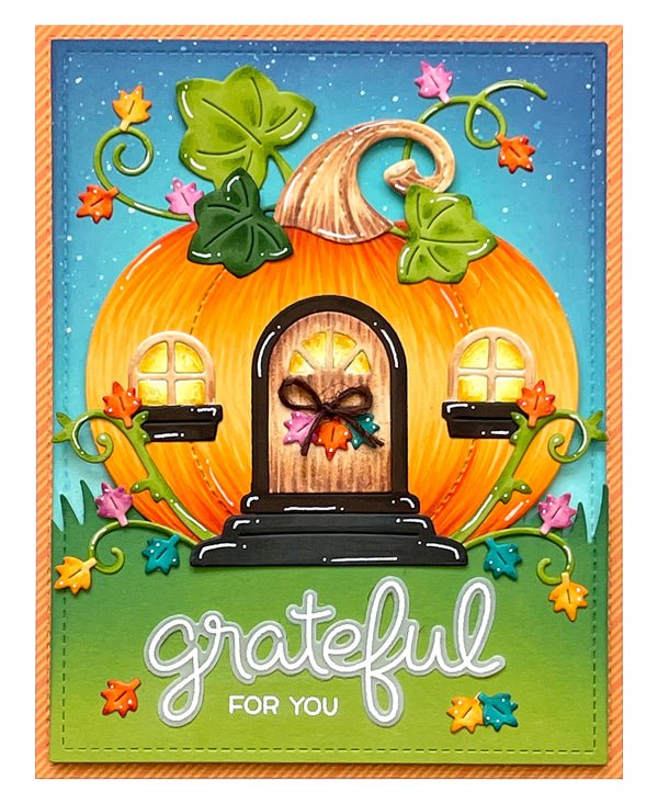 Lawn Fawn - Pumpkin House - Stanzen