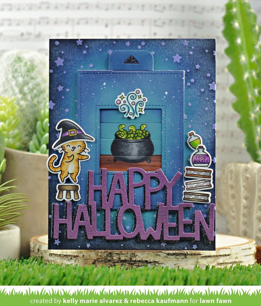 Lawn Fawn - Purrfectly Wicked - Clear Stamps 4x6