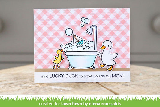 Lawn Fawn - Rub-A-Dub-Dub - Clear Stamps 4x6