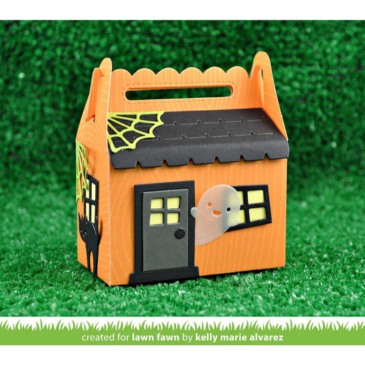 Lawn Fawn - Scalloped Treat Box Hounted House - Stanze