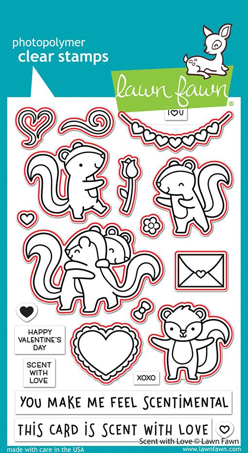 Lawn Fawn - Scent with love - Stanzen