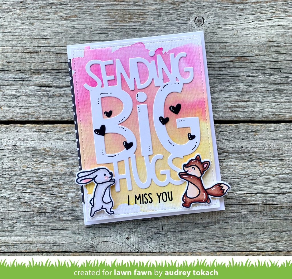 Lawn Fawn - Scootin' by - Stempel Set 4x6