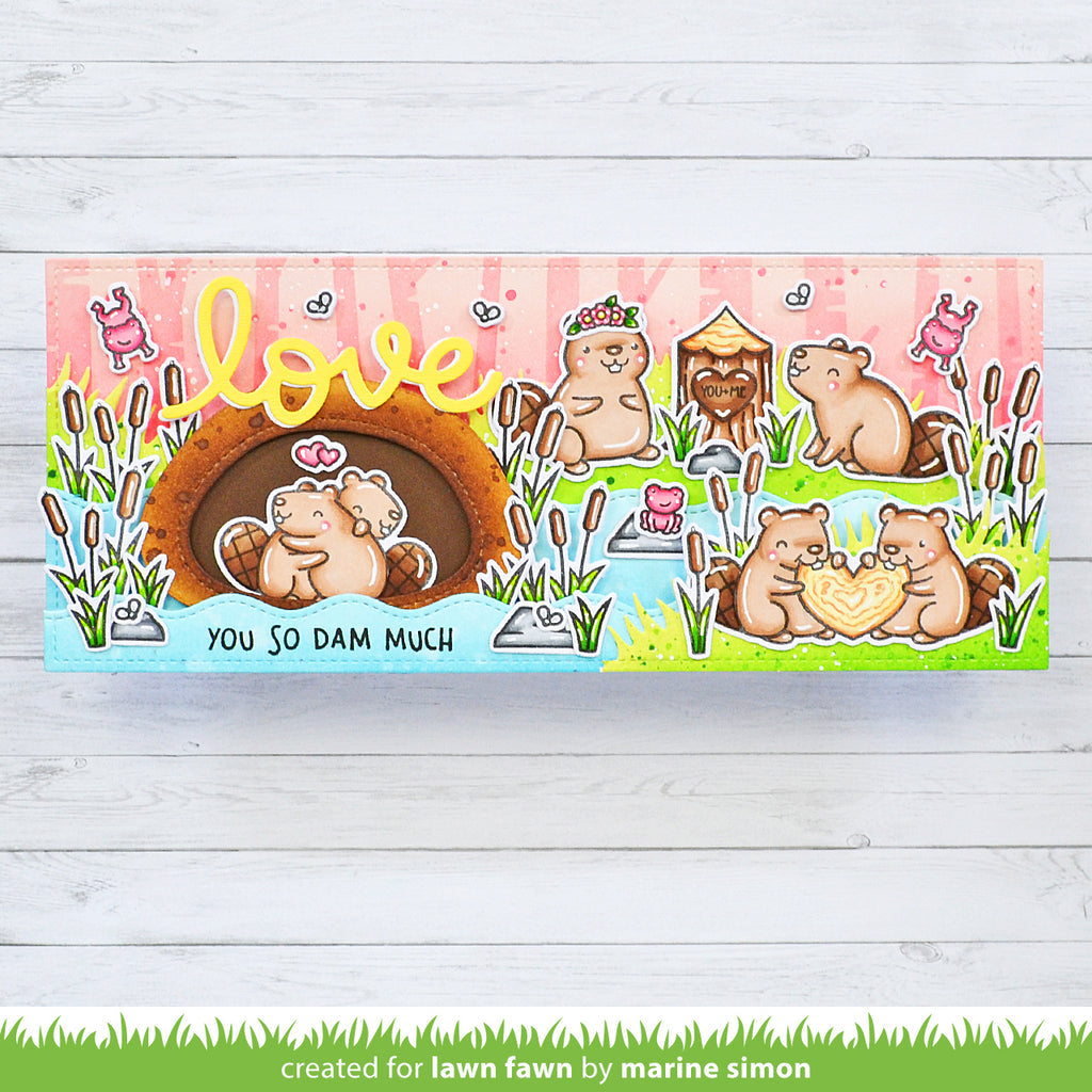 Lawn Fawn - So dam much - Clear Stamps 2x3