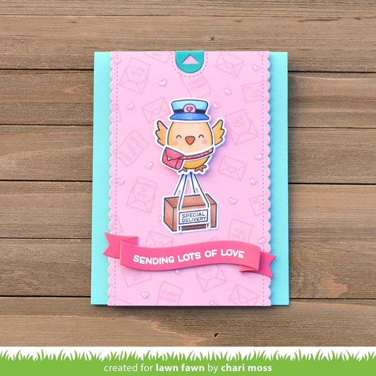 Lawn Fawn - Special Delivery Box Add-on - Clear Stamp 3x4