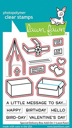 Lawn Fawn - Special Delivery Box Add-on - Stanzen
