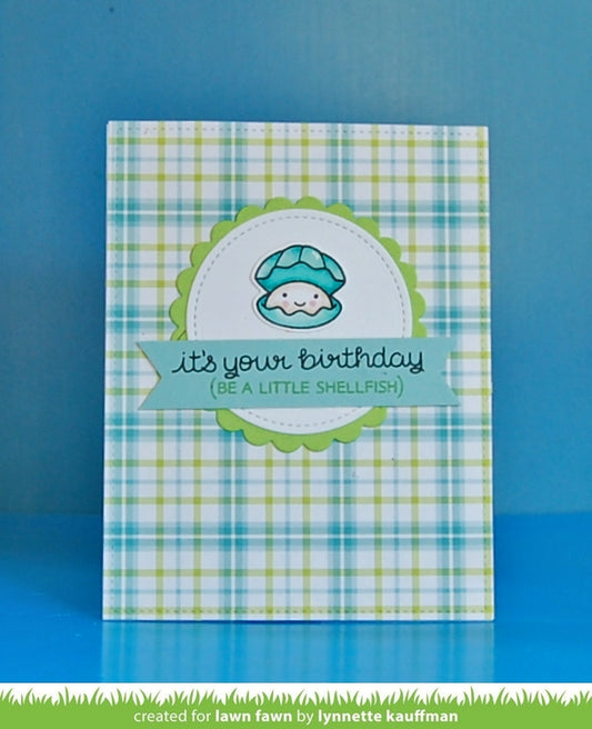 Lawn Fawn - Stempelset 2x3" - Year Six