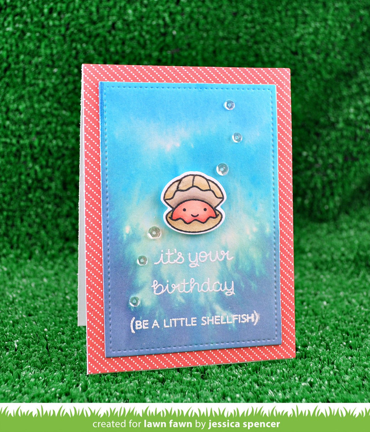 Lawn Fawn - Stempelset 2x3" - Year Six