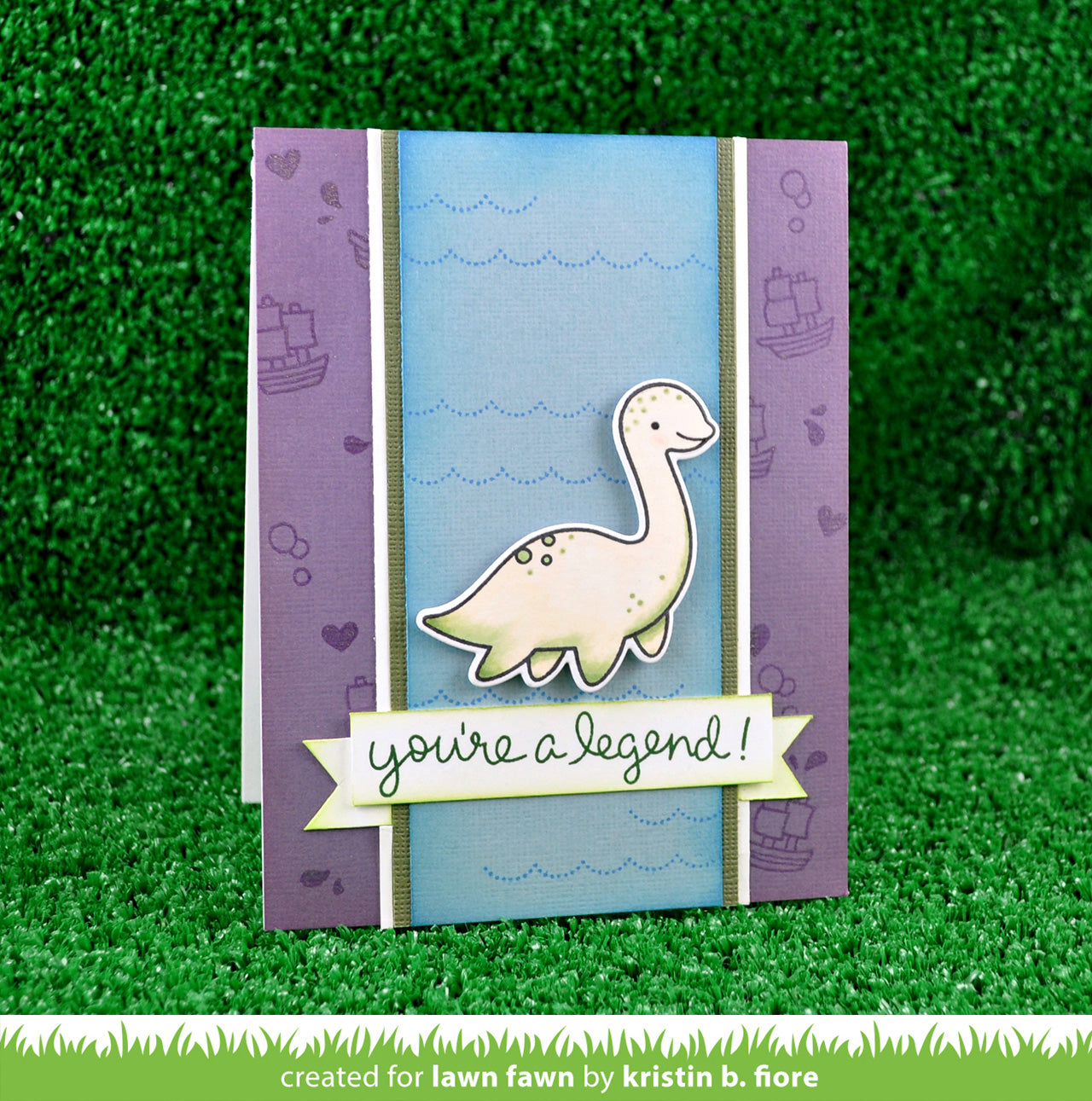 Lawn Fawn - Stempelset 4x6" - Lovable Legends