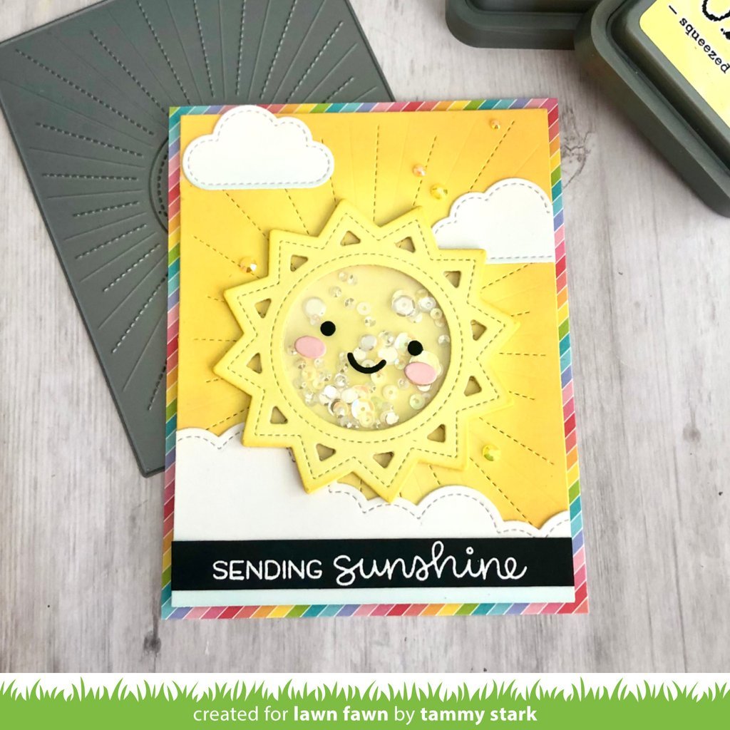 Lawn Fawn - Stitched Sun Frame - Stand Alone Stanze