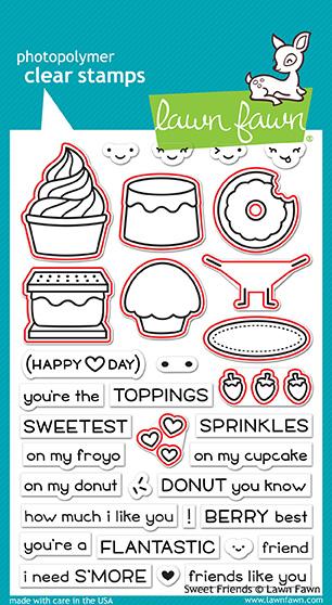 Lawn Fawn - Sweet Friends - Stanze