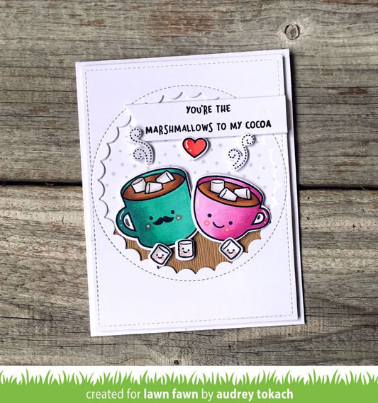 Lawn Fawn - Thanks A Latte - Clear Stamps 4x6