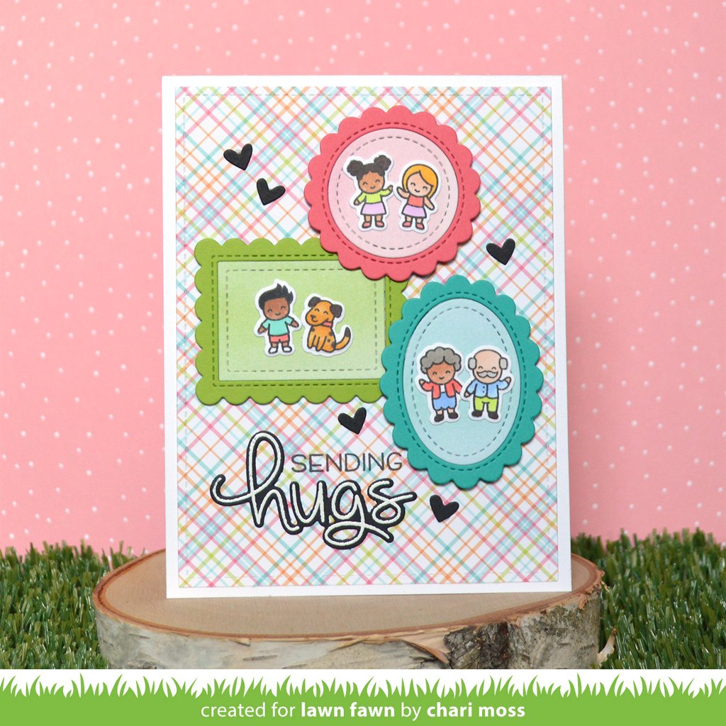 Lawn Fawn - Tiny Friends - Clear Stamp Set 3x4