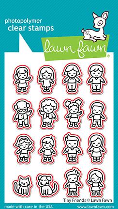 Lawn Fawn - Tiny Friends - Stanze