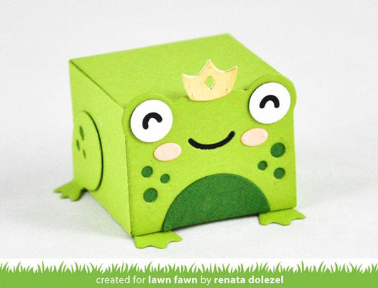 Lawn Fawn - Tiny Gift Box Frog Add-On - Stand Alone Stanze