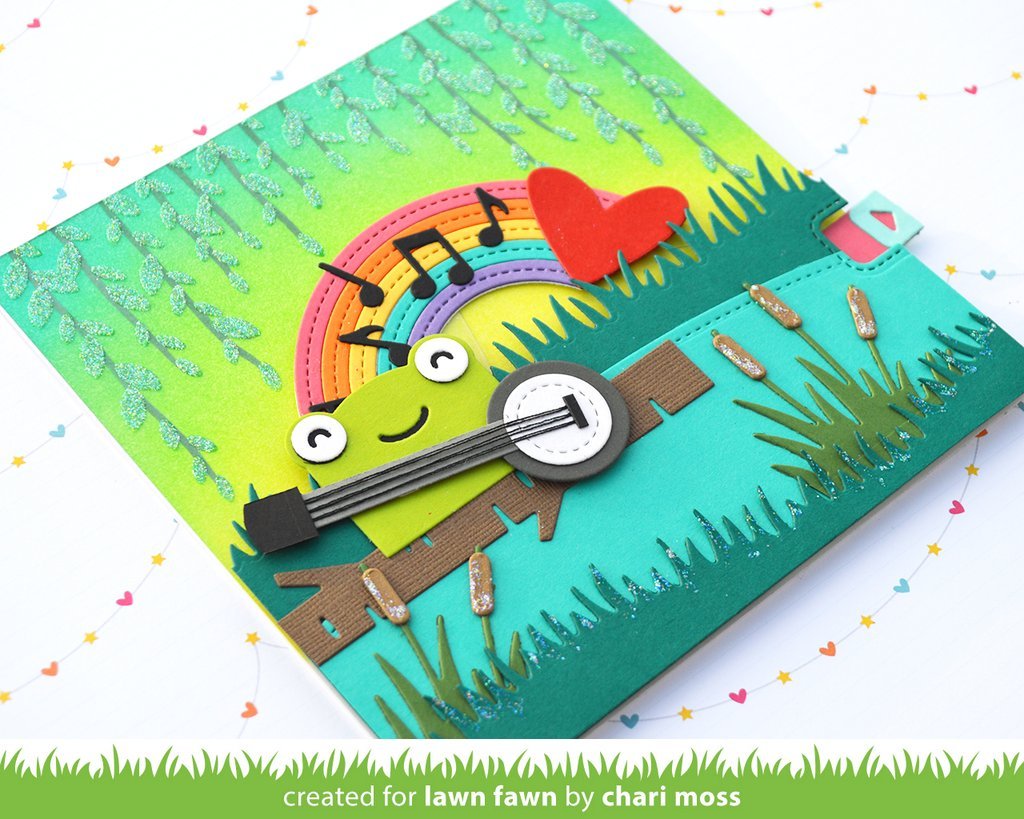Lawn Fawn - Tiny Gift Box Frog Add-On - Stand Alone Stanze