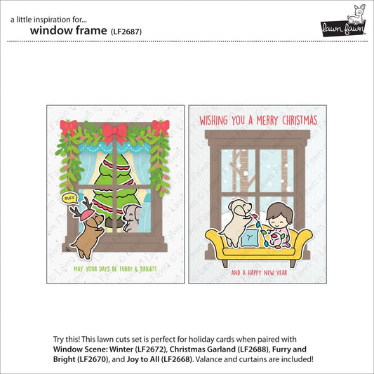 Lawn Fawn - Window Frame - Stand Alone Stanzen