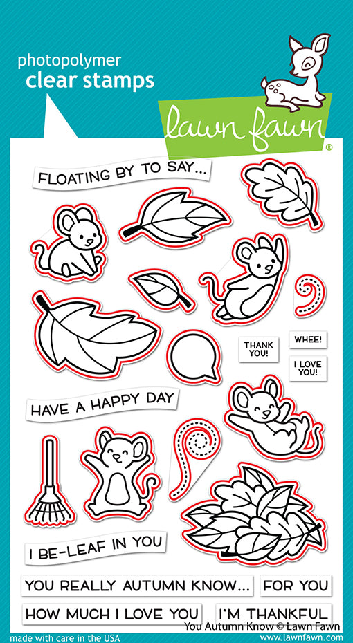 Lawn Fawn - You Autumn Know - Stanzen