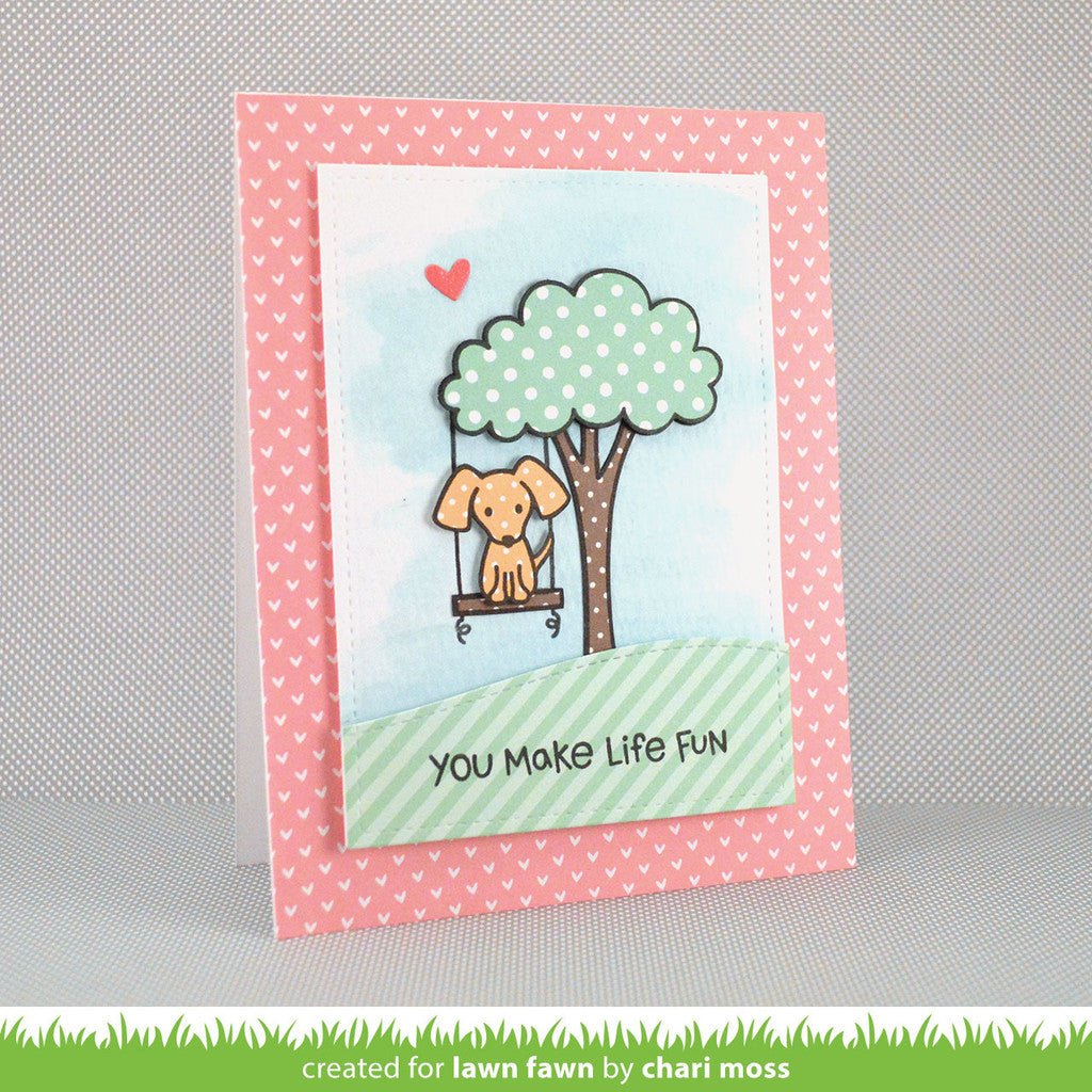 Lawn Fawn - Stempelset 4x6" - Let`s Play