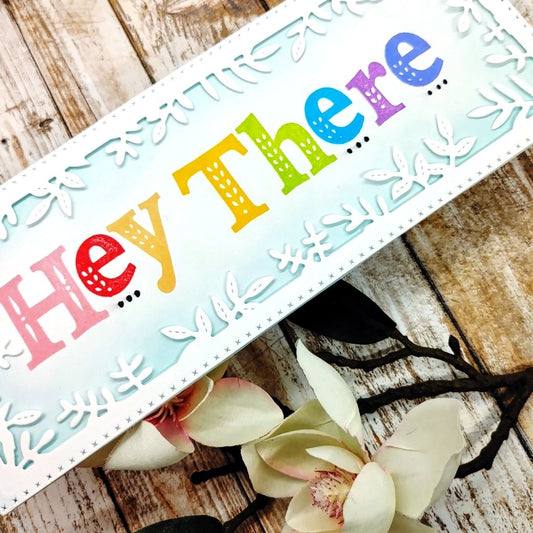 LDRS Creative Chloe Alpha Lowercase Clear Stamps 6x8