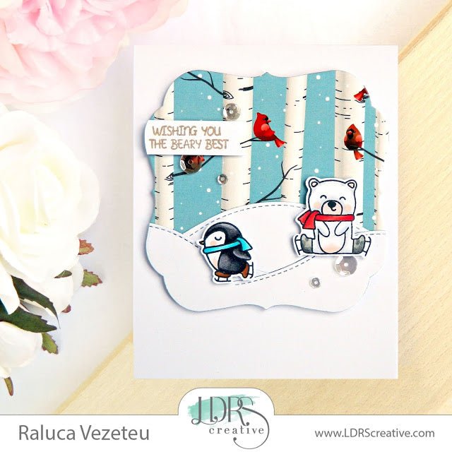 LDRS Creative - Clear Photopolymer Stamps - Frozen Fun - 4x6