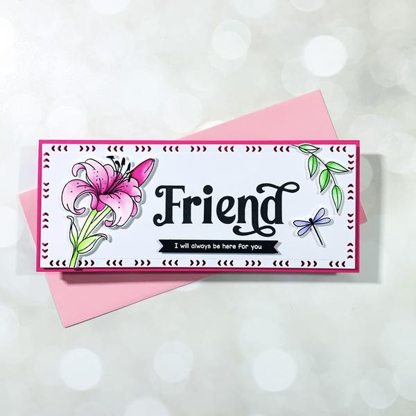 LDRS Creative - Sophie Alpha Uppercase - Clear Stamps 6x8