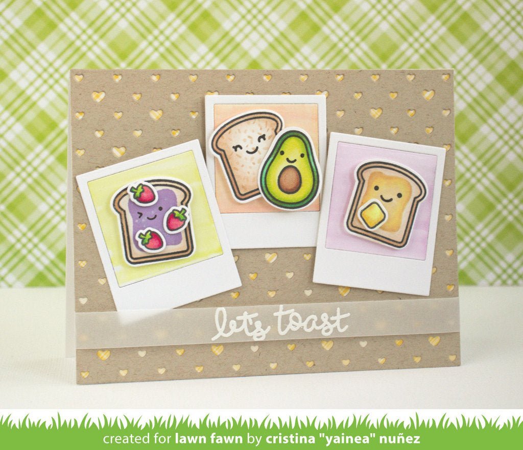 Polka Heart Backdrop: Landscape