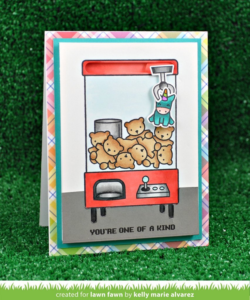 Lawn Fawn - You're Claw-some - Clear Stamp 4x6