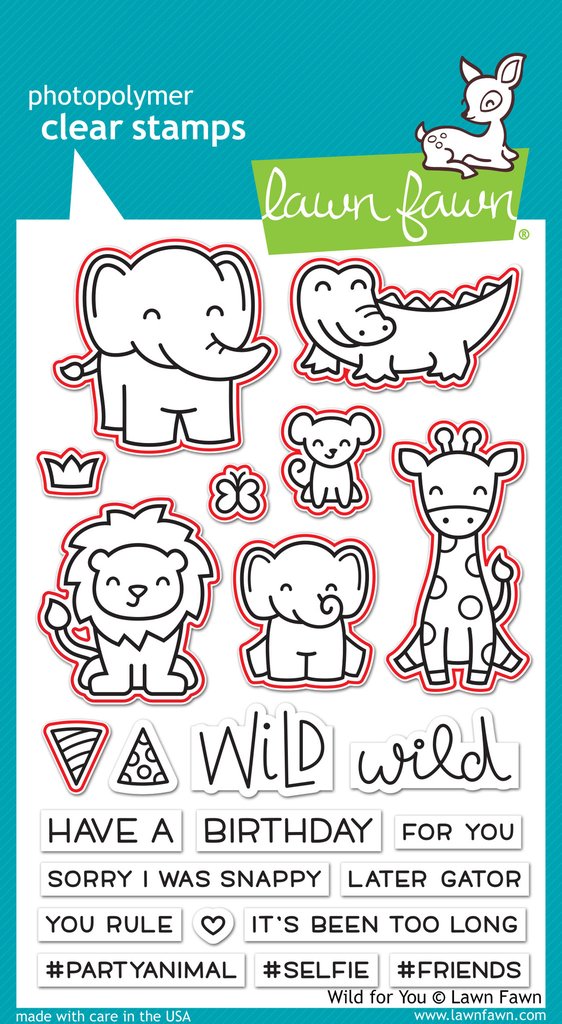 Lawn Fawn - Wild For You - Stanze