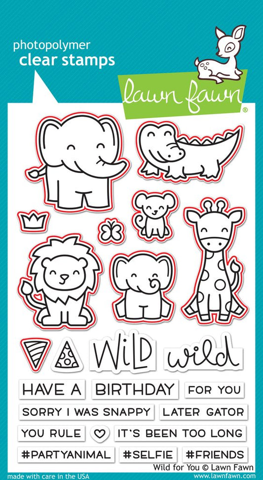 Lawn Fawn - Wild For You - Stanze