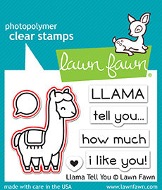 Lawn Fawn - Llama Tell You - Stanze