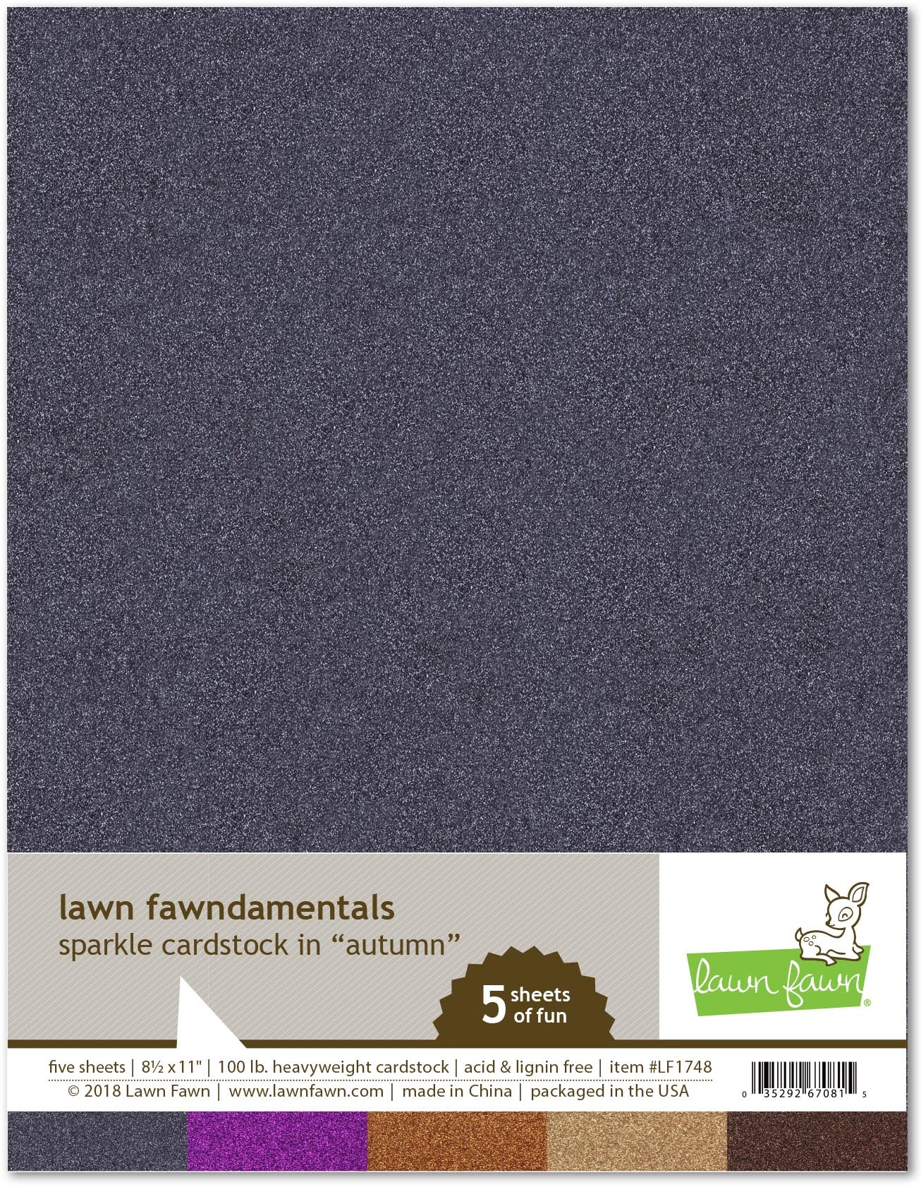 Lawn Fawn - Sparkle Cardstock Autumn