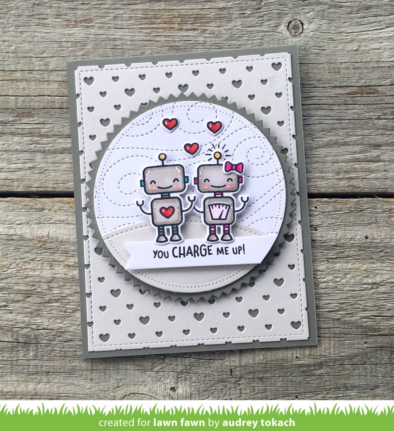 Lawn Fawn - charge me up - Clear Stamp 2x3