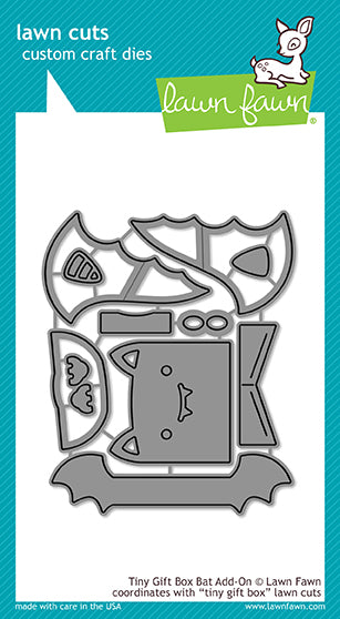 Lawn Fawn - Tiny Gift Box Bat Add-On - Stanze