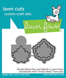 Lawn Fawn - Reveal Wheel Fall Leaf Add-On - Stanze