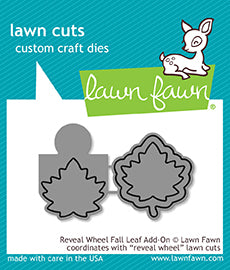 Lawn Fawn - Reveal Wheel Fall Leaf Add-On - Stanze