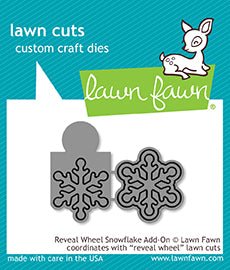 Lawn Fawn - Reveal Wheel Snowflake Add-On - Stanze